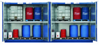 Verhuur F60 container model BS 3002 (pallets-IBCs)