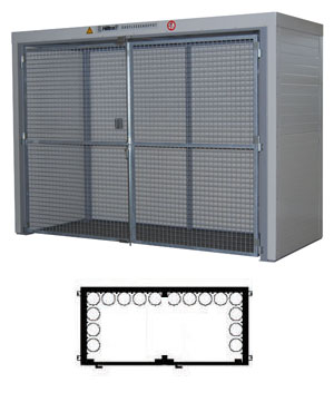 Hiltra F60 (semi) gasflesdepot GD-MS 50 (CBF0)